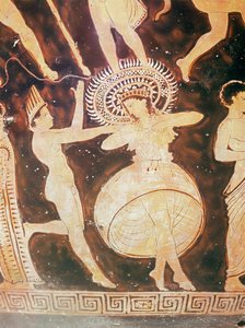 Danseurs pendant le Karneia, détail - Greek